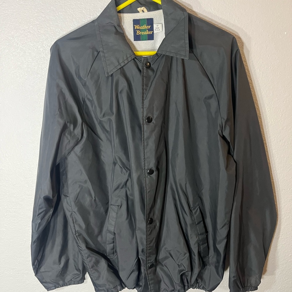 Men's black Windbreaker Jacket